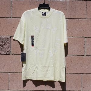 Nike NSW Sportswear Washed Yellow Just Do It Loose Fit T-shirt Men’s Size M